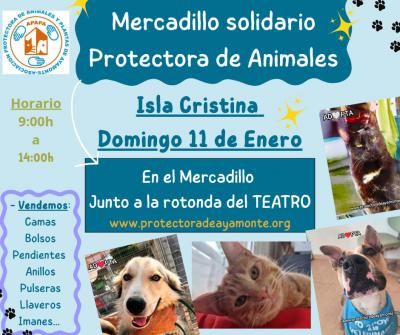 Mercadillo solidario en Isla Cristina 